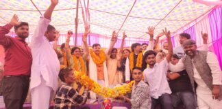 लोहरी गंगापुर में अंबेडकर पार्क का लोकार्पण, बाबा साहब की प्रतिमा का अनावरण